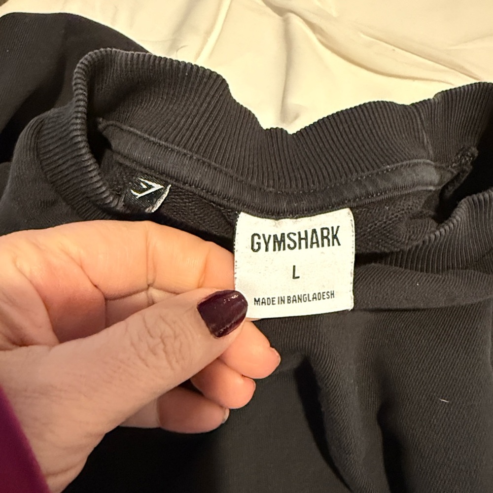 Gymshark Black Woman’s SweatShirt Size Large - Picture 7 of 13